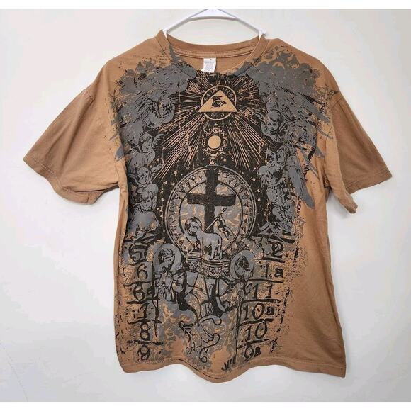 No Fear Short Sleeve Graphic Print T-shirt Men's Large *missing Tag 1301 - Picture 1 of 9
